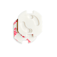 Extra stevige stopcontactbeveiligers met 3M tape - Wit (5 stuks)