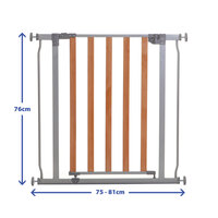 Traphekje Dreambaby &#039;Cosmopolitan&#039; (grijs/hout)