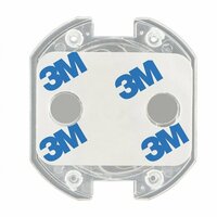 Reer zelfklevende stopcontactbeveiligers Transparant (10 stuks)