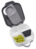 🍎 b.box mini lunchbox Graphite &ndash; geschikt voor fruit en snacks