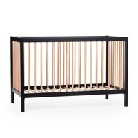 Tijdloos zwart naturel babybed COT 97 van Childhome