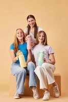 B.box bumper voor Flip Top drinkfles 1L | Lagoon