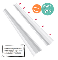 Zelfklevende deurstrip set Fin-Pro&nbsp;180&deg;