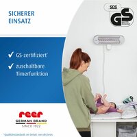 Reer HeatCare+ commode verwarmer boven verschoonplek