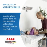 Reer HeatCare+ Flex 2in1 commode verwarmer vrijstaand in babykamer
