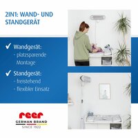 Reer HeatCare+ Flex 2in1 commode verwarmer vrijstaand in babykamer