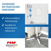 Reer HeatCare+ Flex 2in1 commode verwarmer vrijstaand in babykamer