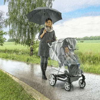 priester Injectie Van hen Reer RainCover Active transparante regenhoes voor buggy en jogger - ✓