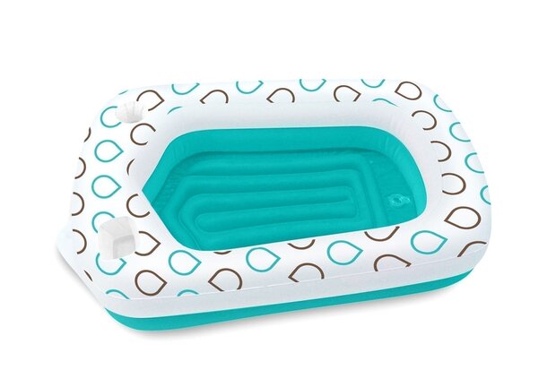 The Shrunks opblaasbaar babybadje &ndash; zijaanzicht