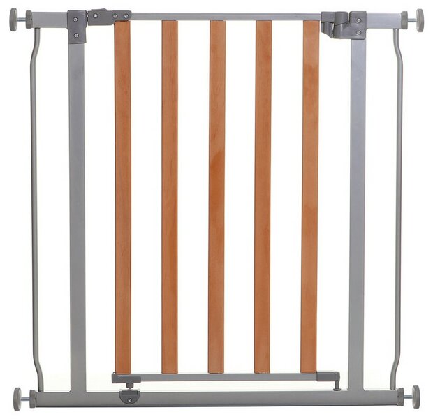 Dreambaby Traphekje  &#039;Cosmopolitan&#039; (grijs/hout) 75-81cm