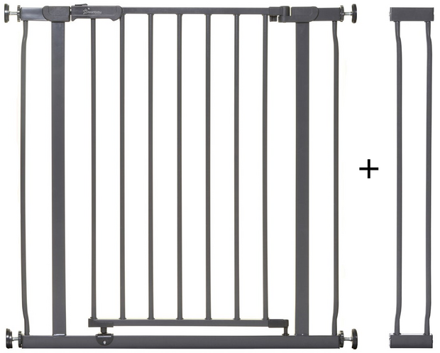 Dreambaby Ava Easyclose traphekje klemhekje Antraciet 75-90 cm