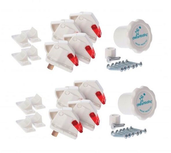 Dreambaby Mag Lock magneetslot set met 8 sloten en 1 sleutel
