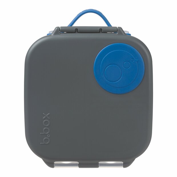 📏 b.box Blue Slate mini lunchbox &ndash; compacte formaat weergave
