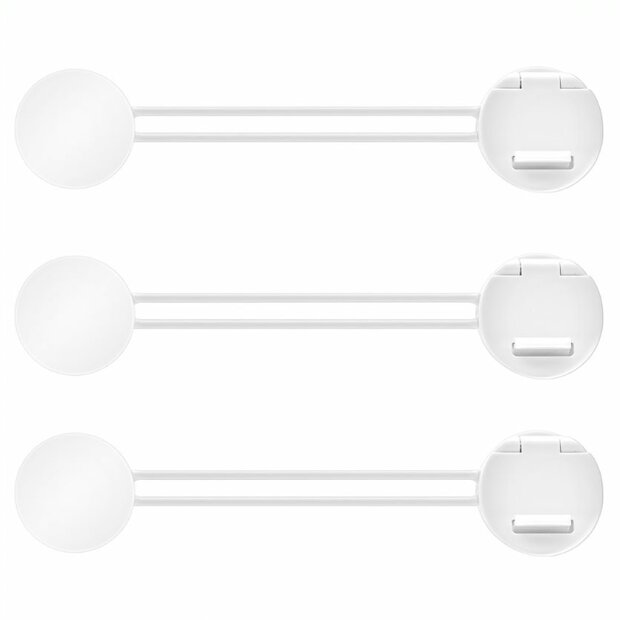 Reer multifunctionele kindersloten 3 stuks wit