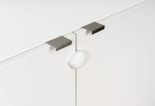 Reer Kastslot voor dubbele deuren | Wit