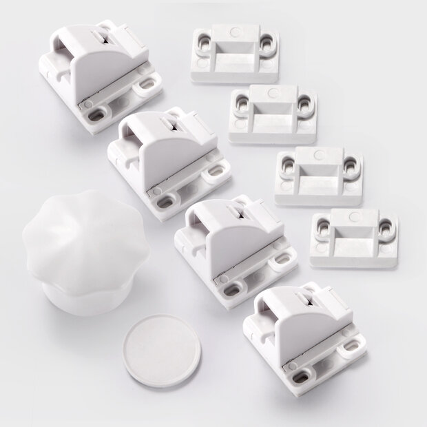 Jippie&#039;s zelfklevend magneetslot 4+1 