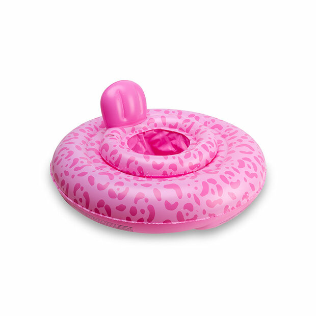 Swim Essentials Baby Float Leopard Roze 0-1 Jaar