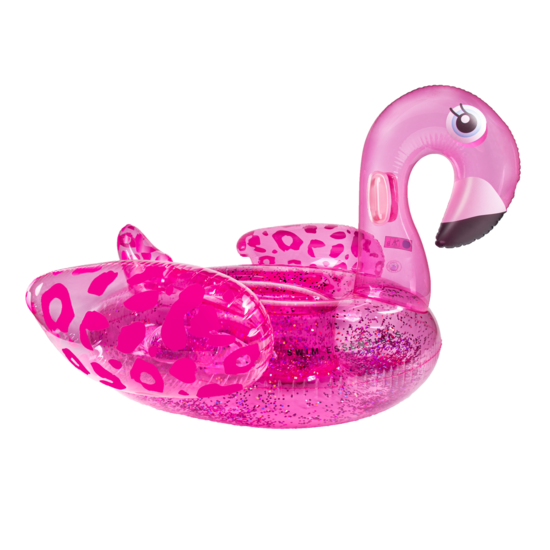 Opblaas Flamingo Neon XXL