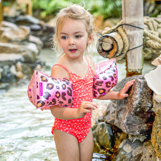 Swim Essentials Zwembandjes Panter Rose 0-2 jaar