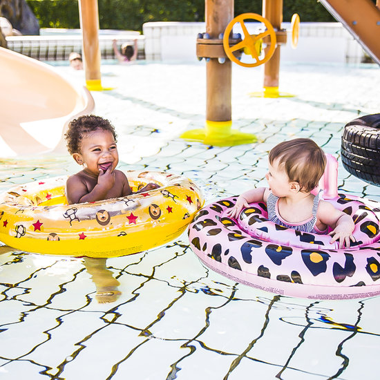 Baby Float Panterprint Ros&eacute; 0-1 Jaar