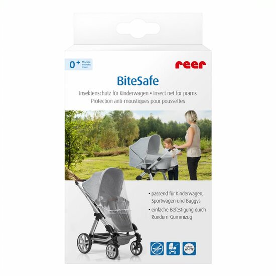 BiteSafe insectenbescherming voor kinderwagen wit