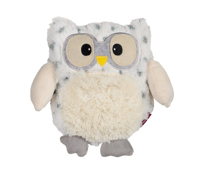 Warmies pop! magnetronknuffel witte uil