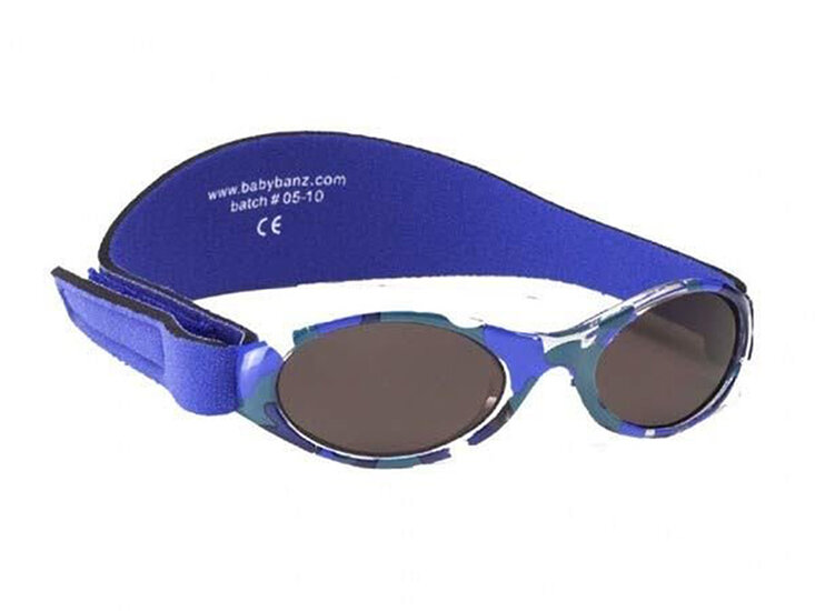 Kidz BANZ zonnebril blauw camo (2-5 jaar)