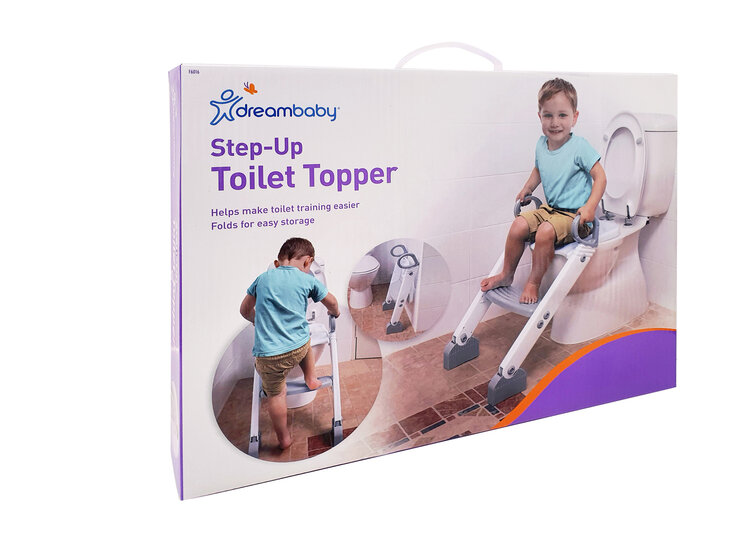 Broadway Step-Up Toilet Trainer Grijs-Wit