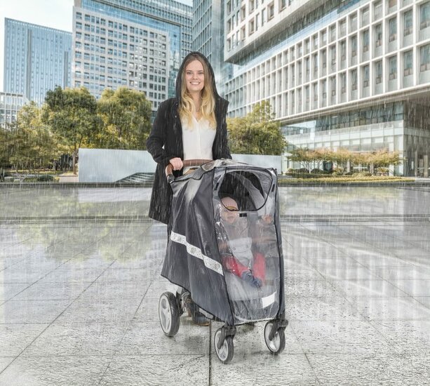 REER Designline Active regenbescherming buggy en wandelwagen Antraciet