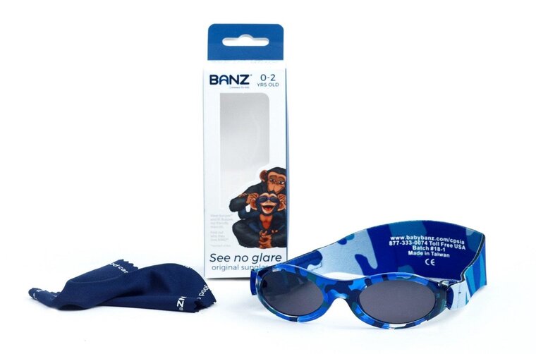 Baby BANZ zonnebril blue camo (0-2 jaar)