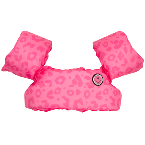 Puddle Jumper Zwembandjes Roze Panterprint 
