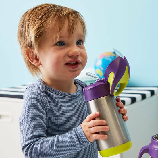 Ge&iuml;soleerde drinkfles vervangend rietje | 2 stuks