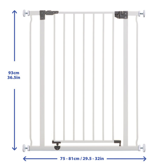 extra hoog klemhekje wit