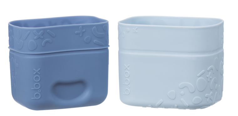 B.box Silicone snack cups | Ocean