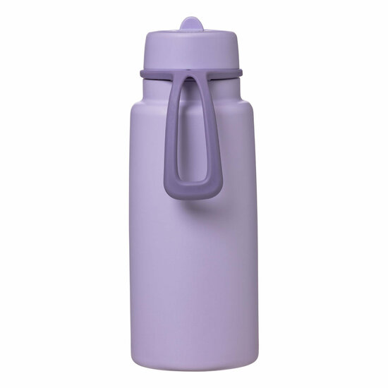 B.box ge&iuml;soleerde Flip Top drinkfles 1L | Lilac Love