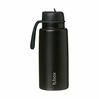 B.box ge&iuml;soleerde Flip Top drinkfles 1L | Deep Space