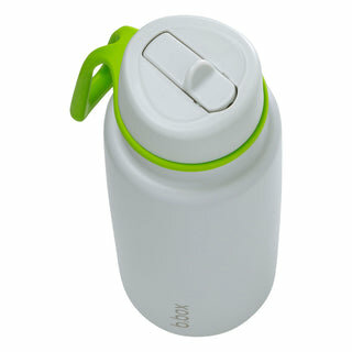 B.box ge&iuml;soleerde Flip Top drinkfles 1L | Lime Time