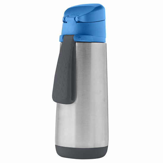 B.box ge&iuml;soleerde sportfles 500ml | Blue Slate