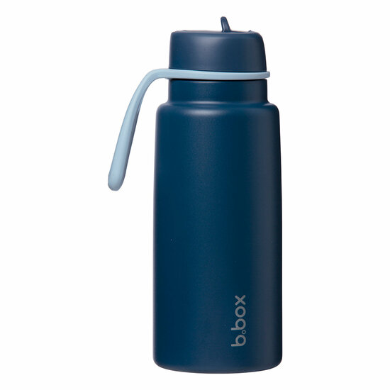 B.box ge&iuml;soleerde Flip Top drinkfles 1L | Midnight