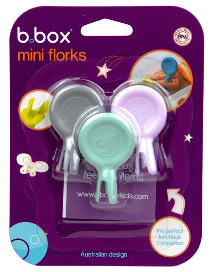 B.box Mini Flork&reg;  | (set van 3) Pastel kleuren