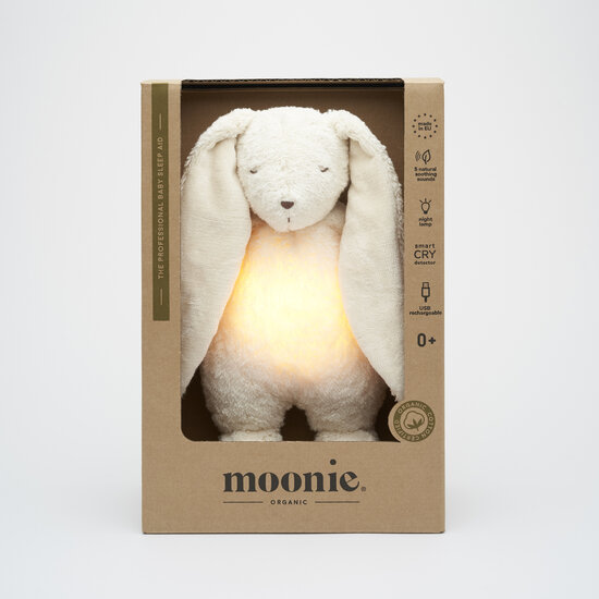 Moonie knuffel - The Humming Bunny Polar Natur