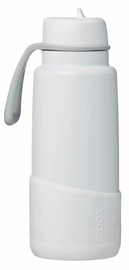 B.box bumper voor Flip Top drinkfles 1L | White Out