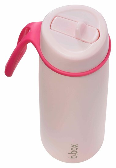 B.box ge&iuml;soleerde Flip Top drinkfles 690ml | Pink Paradise