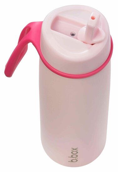 B.box ge&iuml;soleerde Flip Top drinkfles 690ml | Pink Paradise