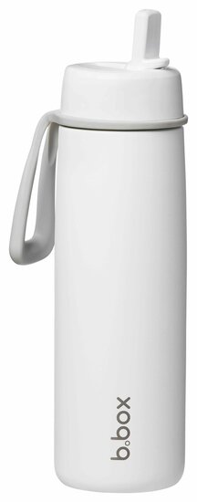 B.box ge&iuml;soleerde Flip Top drinkfles 690ml | White Out