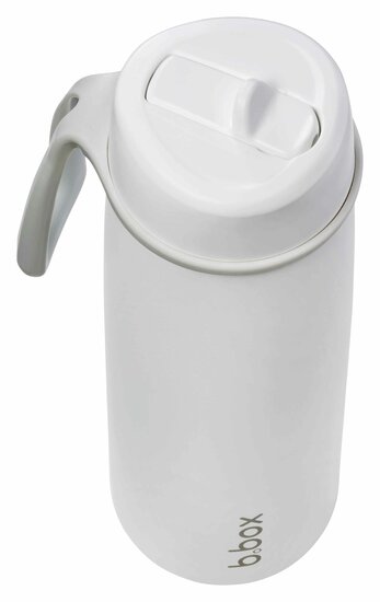 B.box ge&iuml;soleerde Flip Top drinkfles 690ml | White Out