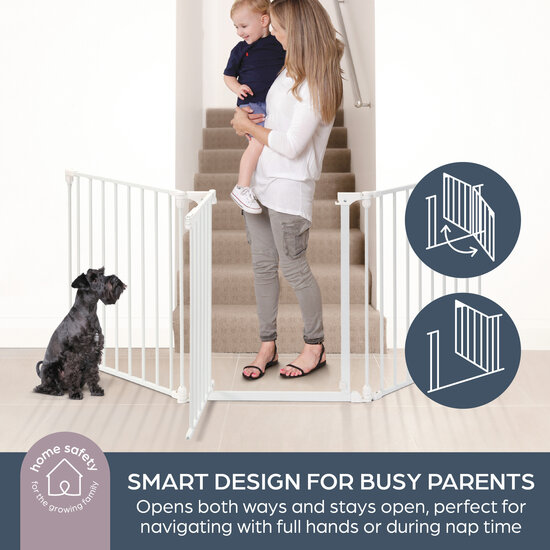 Dreambaby Discovery 3 Adapta Traphekje 74.5-195cm | Wit