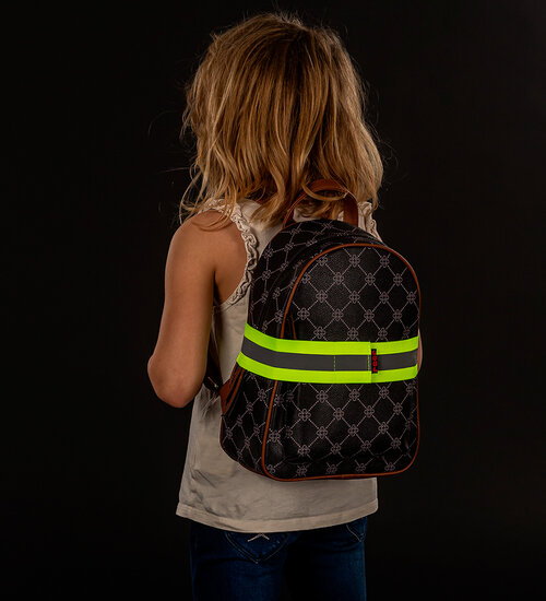 Reer Reflecterende Tape &ndash; 4-pack (neongeel met zilveren streep)