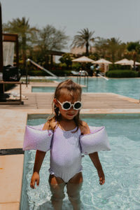 Swim Essentials Zwembandjes Leopard Lila 0-2 jaar