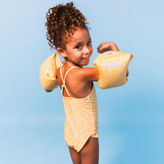 Swim Essentials Zwembandjes Florish geel 0-2 jaar